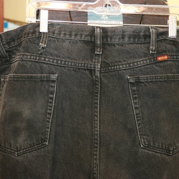Vintage Rustler Men's Jean Pants Short Leg Denim 42 - Picture 3 of 5